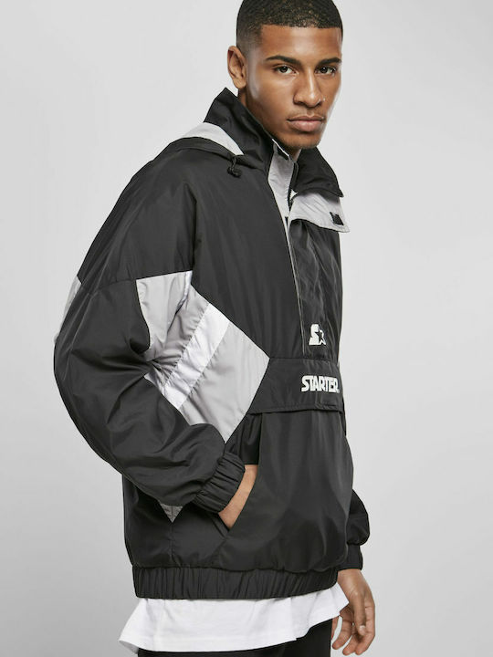 ST094 Winter Jacke Winddicht Schwarz