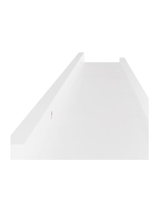 Wandregale Weiß 2Stücke 100x9x3cm