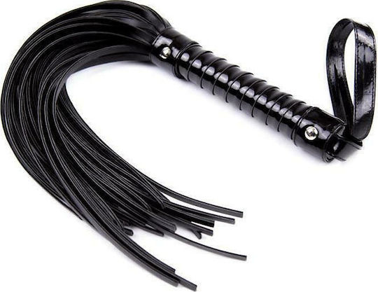 Fetish Addict Μαστίγιο Shinny Handle Flogger Black