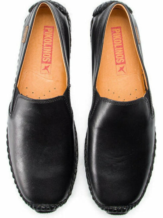 Leder Herren Freizeitschuhe Schwarz