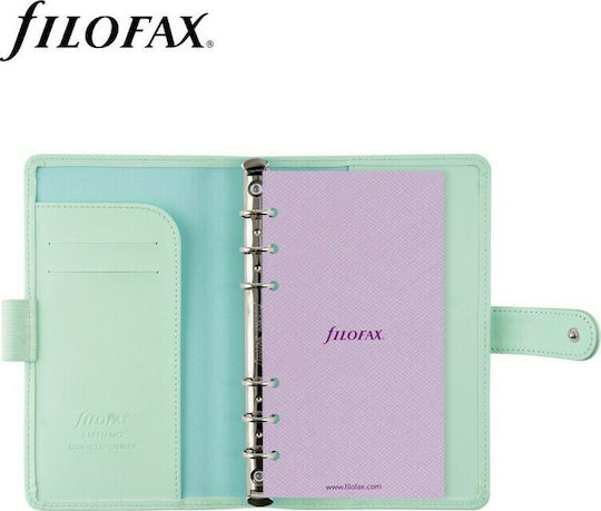 Filofax Saffiano Personal Veranstalter Grün Leder