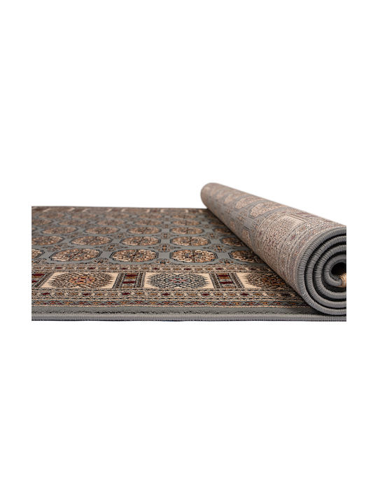 Viokarpet Isfahan 5602A Rug Rectangular with Fringes Blue Cream