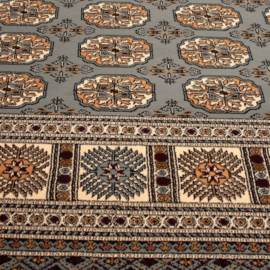 Βιοκαρπέτ Isfahan 5602A Χαλί Διάδρομος με Κρόσια Blue Cream 80x220cm