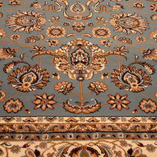 Biokarpet Isfahan 3783b Hellblau Creme 133x190