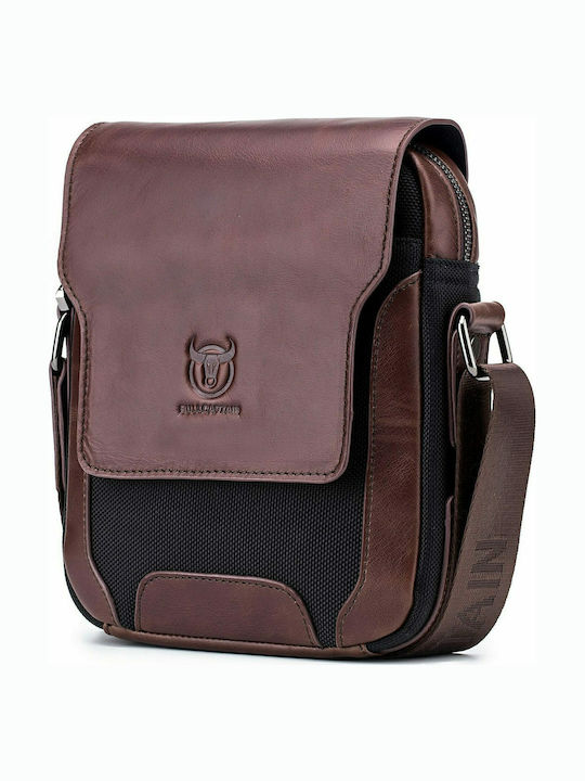 DJB-999 Leather Men's Bag Messenger Brown