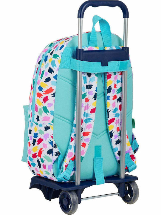 Benetton Painting School Bag Trolley Elementary, Elementary Multicolored 14lt