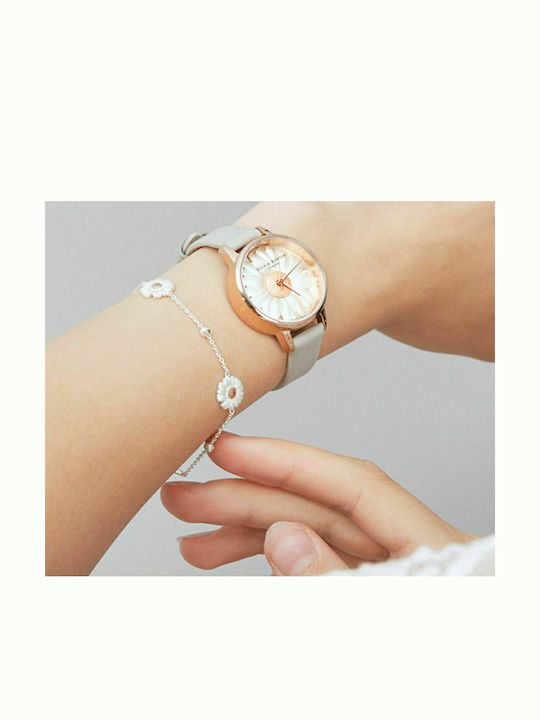 Olivia Burton 3D Daisy Ρολόι Μπαταρίας Olivia Burton 3D Daisy Ρολόι Μπαταρίας