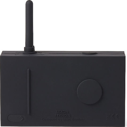 Lexon Tykho 3 Tragbares Radio mit Bluetooth Schwarz