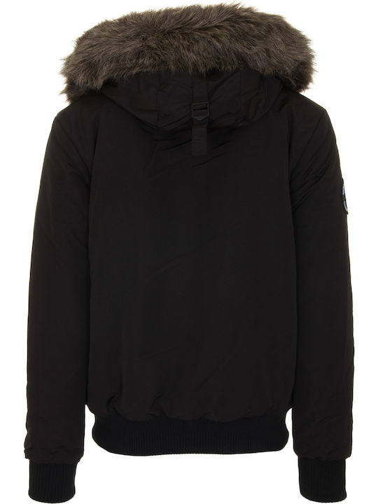EVEREST Winter Jacket Bomber Black