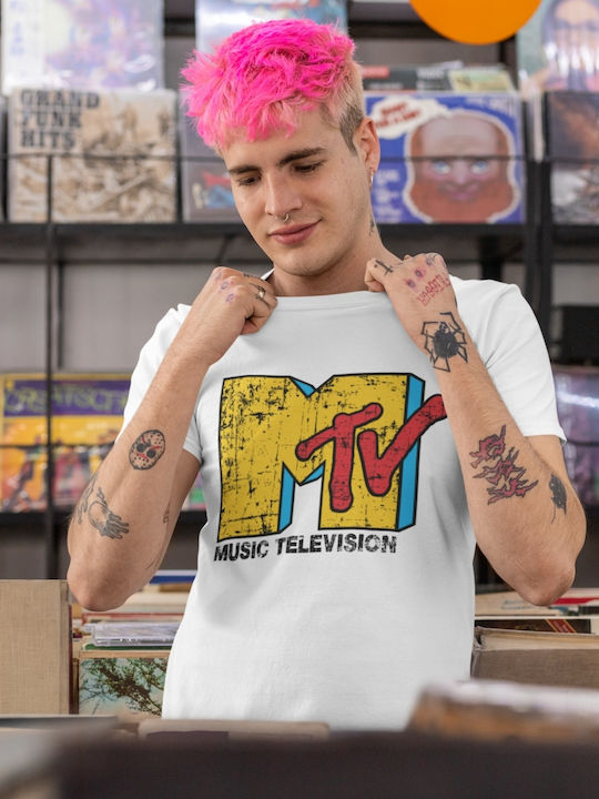 TKT MTV T-shirt Λευκό