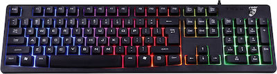 Roar RR-0005 Tastatură de Gaming cu iluminare RGB Negru