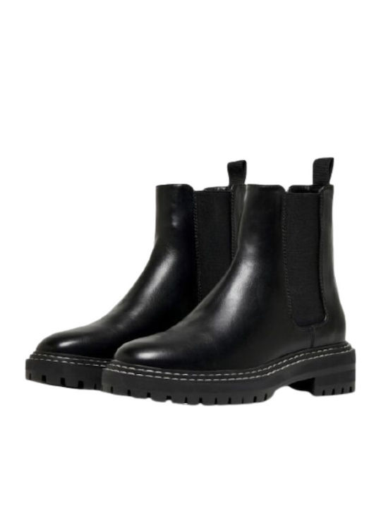 Onlbeth2 Women's Chelsea Boots with Medium Heel Black