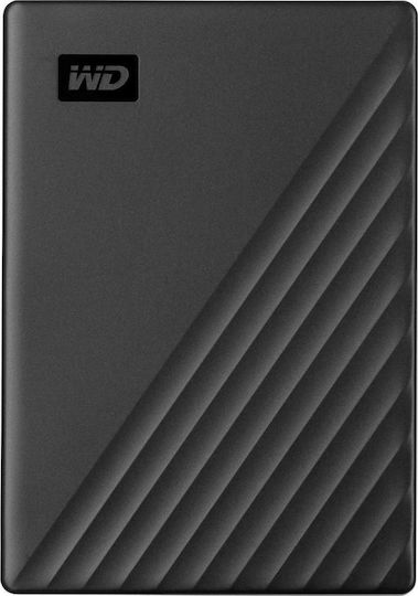 Western Digital My Passport (2019) USB 3.2 Външен HDD 5TB 2.5" Черен