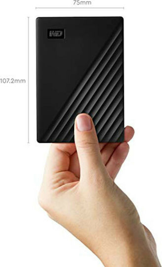 Western Digital My Passport (2019) USB 3.2 Външен HDD 2TB 2.5" Черен