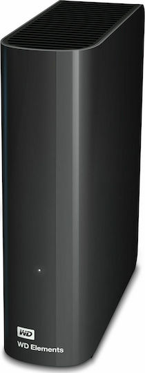 Western Digital Elements Desktop USB 3.0 External 3.5" HDD 4TB Black