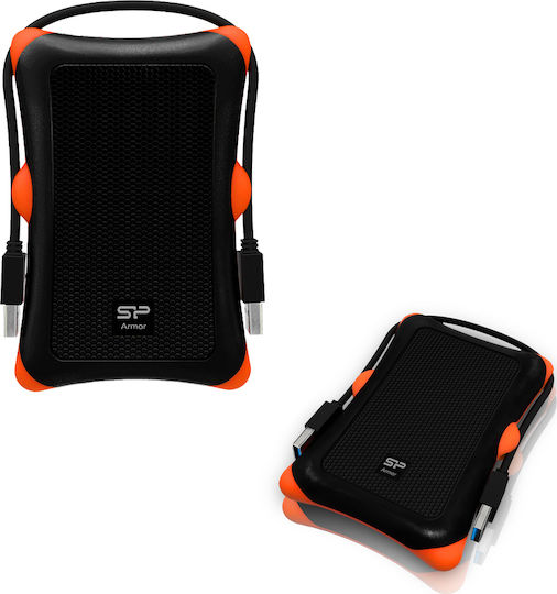 Silicon Power Armor A30 USB 3.0 External 2.5" HDD 2TB Black / Orange