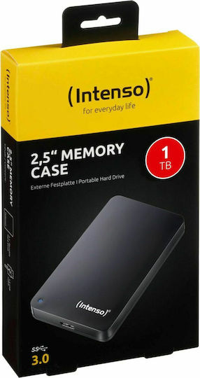 Intenso Memory Case USB 3.0 Εξωτερικός HDD 1TB 2.5" Μαύρο