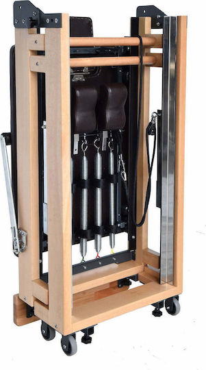 Alpha Pilates Wooden Folding Reformer Pilates-Bett