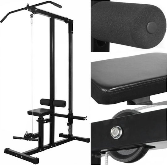vidaXL Multifunktionales Trainingsgerät mit Gewichten 27.5kg mit Langhantel und Kurzhantel Set 30,5kg