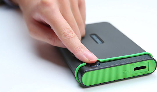 Transcend StoreJet 25M3 USB 3.0 Външен HDD 1000ГБ 2.5" Желязно сиво