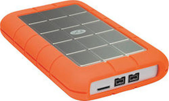 Lacie Rugged Mini USB 3.0 Εξωτερικός HDD 1TB 2.5" Πορτοκαλί