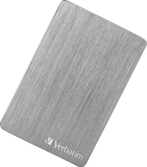 Verbatim Store 'n' Go ALU Slim USB 3.2 Externe HDD 1TB 2.5" Gray
