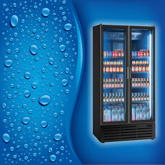 Klimaitalia ICOOL 88 T Frigider pentru băuturi 804lt Cu două uși Înălțime200.9xLățime88xAdâncime71.5cm ICOOL 88 T BLACK