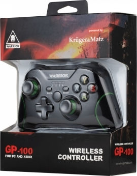 Kruger & Matz GP-100 Ασύρματο Gamepad για PC / Xbox One Μαύρο