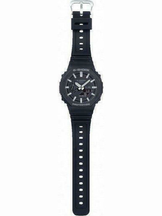 Casio G-Shock Analog/Digital Men's Watch 45.5mm Chronograph Battery with Black Rubber Strap
