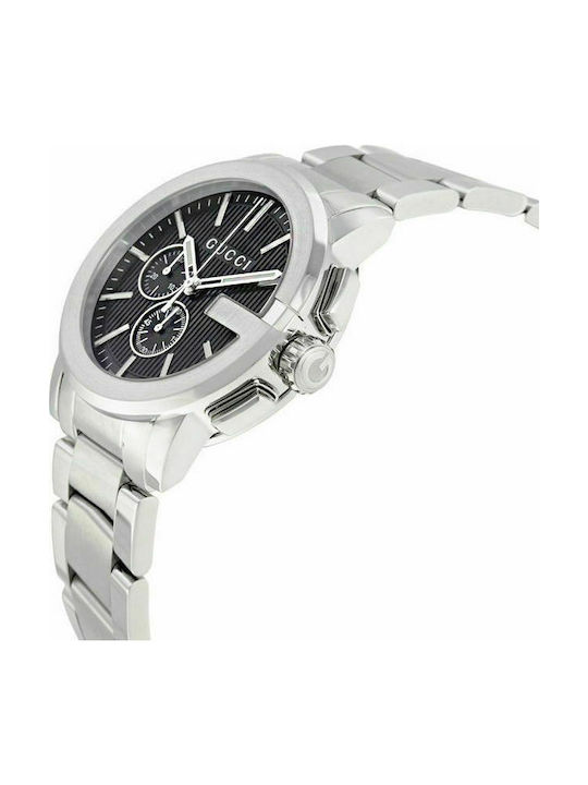 Gucci Watch Battery with Silver Metal Bracelet