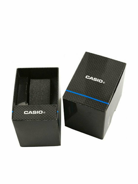 Casio World Time Illuminator Digital Men's Watch 44mm Chronograph Automatic with Black Rubber Strap
