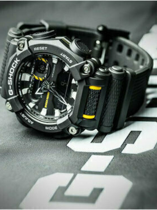 Casio G-shock Men's Watch 49.5mm Chronograph Battery with Black Rubber Strap