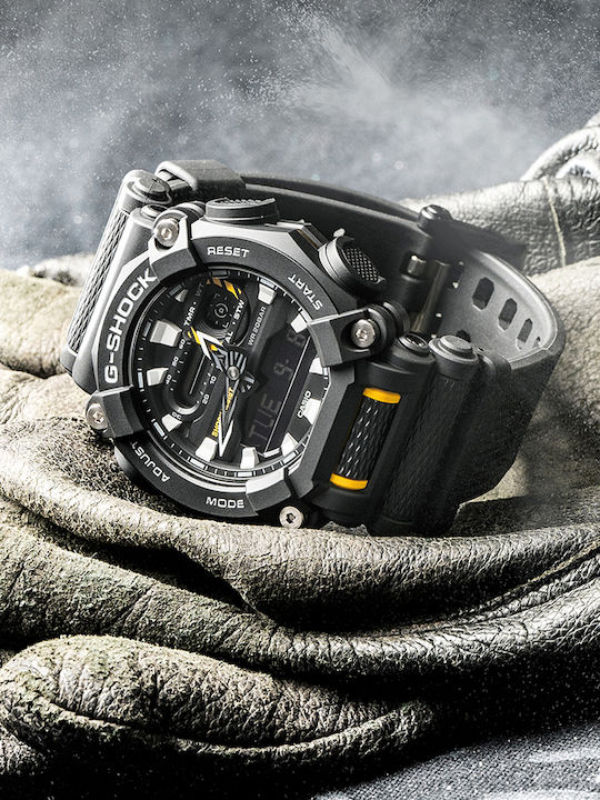 Casio G-shock Men's Watch 49.5mm Chronograph Battery with Black Rubber Strap