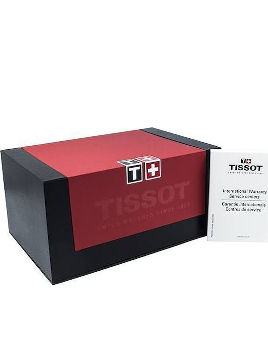 Tissot Supersport Ανδρικό Ρολόι 46mm Μπαταρίας με Μαύρο Μεταλλικό Μπρασελέ