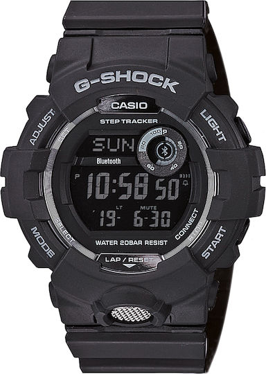 Casio G-Shock G-Squad Digital Watch Battery with Black Rubber Strap