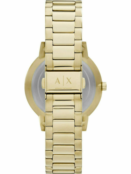 Armani Exchange Cayde Set Herrenuhr 42mm Batterie Gold