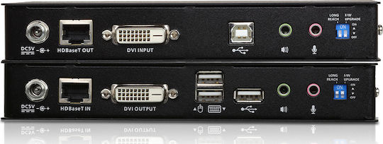 Aten CE620 KVM & Data Switch with Audio DVI HDBaseT RS-232 USB USB 2.0