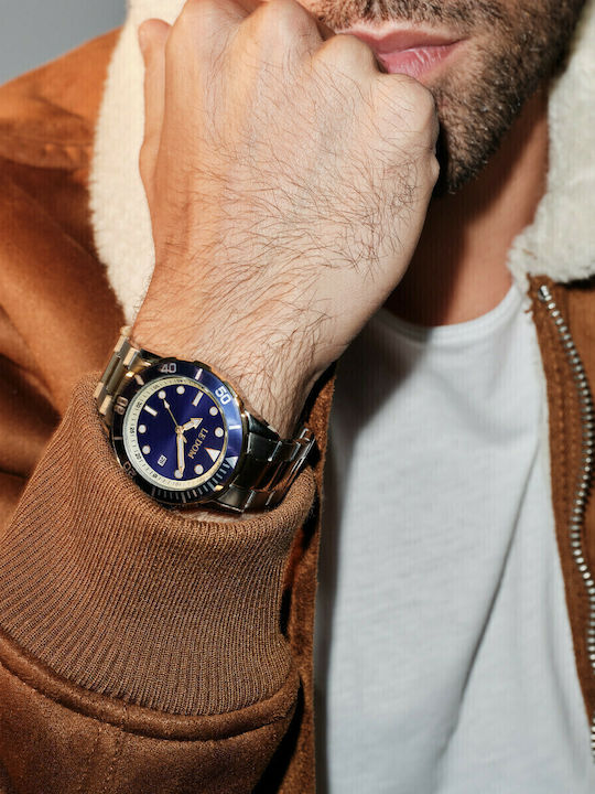 Le Dom Nautilus Watch Battery with Metal Bracelet