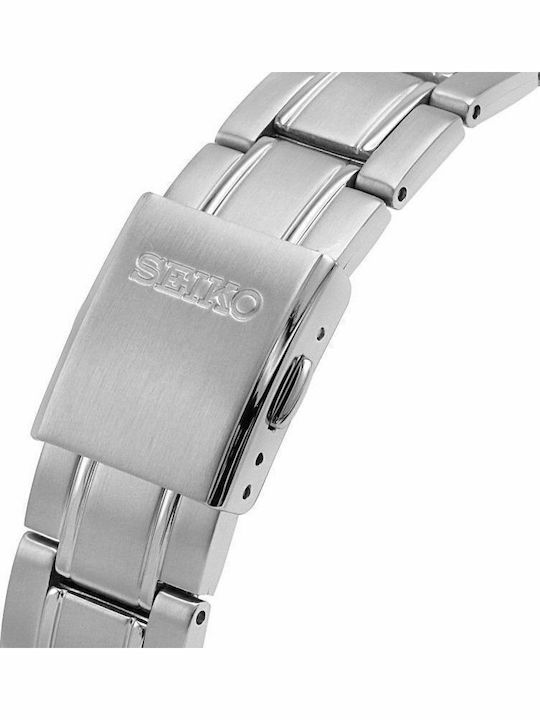 Seiko Conceptual Series Ανδρικό Ρολόι 41.5mm Χρονογράφος Μπαταρίας με Ασημί Μεταλλικό Μπρασελέ