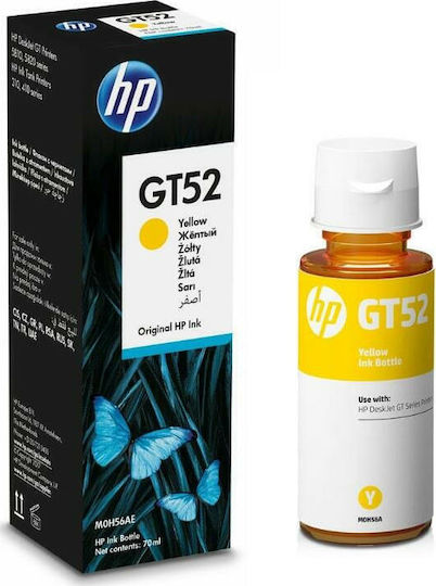 HP GT52 Original InkJet Printer Ink Yellow (M0H56AE)