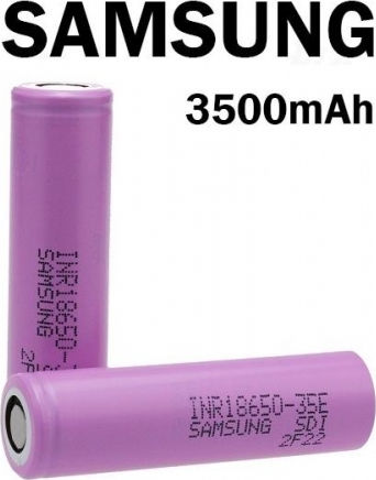 Samsung INR18650 Επαναφορτιζόμενη Μπαταρία 18650 Li-ion 3500mAh 3.7V 1τμχ