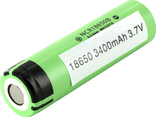 Panasonic NCR18650B Επαναφορτιζόμενη Μπαταρία 18650 Li-ion 3400mAh 3.7V 1τμχ