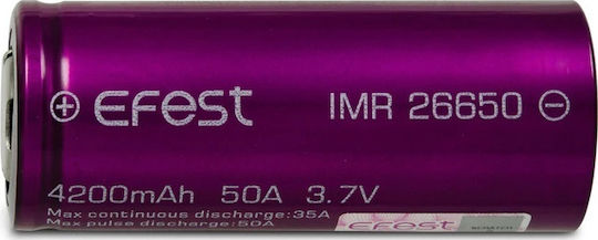 Efest Baterie Reîncărcabilă 26650 Li-ion 4200mAh 3.7V 1buc