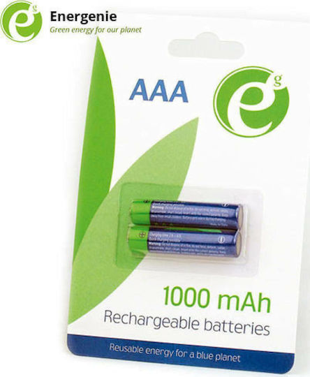 Energenie EG-BA-AAA10-01 Επαναφορτιζόμενες Μπαταρίες AAA Ni-MH 1000mAh 1.2V 2τμχ