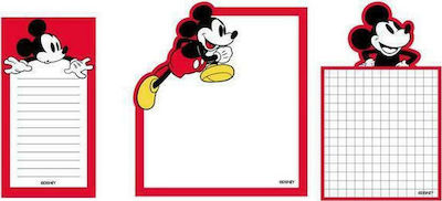 Mickey Mouse Clubhouse Mickey Mouse Post-it Notes Pad Cube Red Set 3pcs