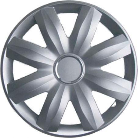 Croatia Cover Σετ Τάσια Αυτοκινήτου Renault Clio/Megane II 4τμχ 14" Ασημί