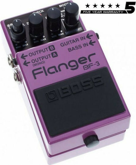 Boss BF-3 Pedale Wirkung Flanger E-Gitarre und E-Bass
