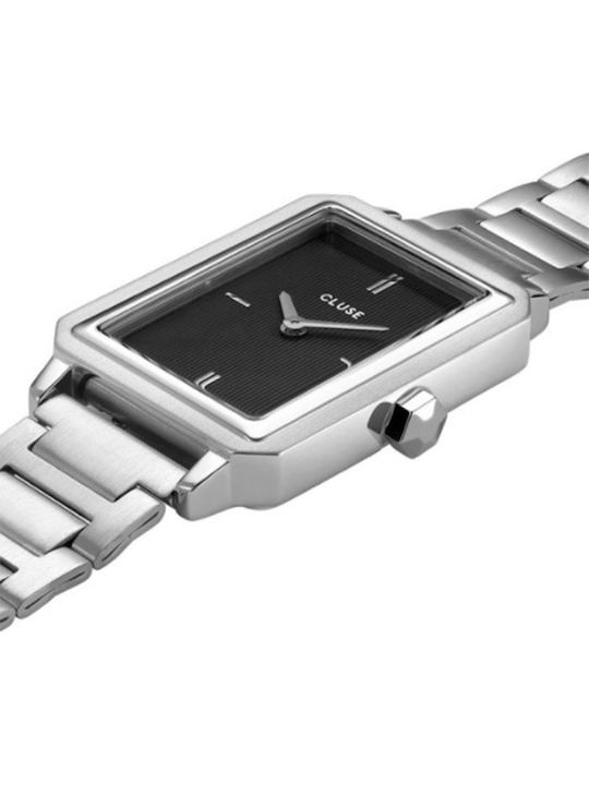 Cluse Boho Chic Petite Women's Watch with Silver Metal Bracelet