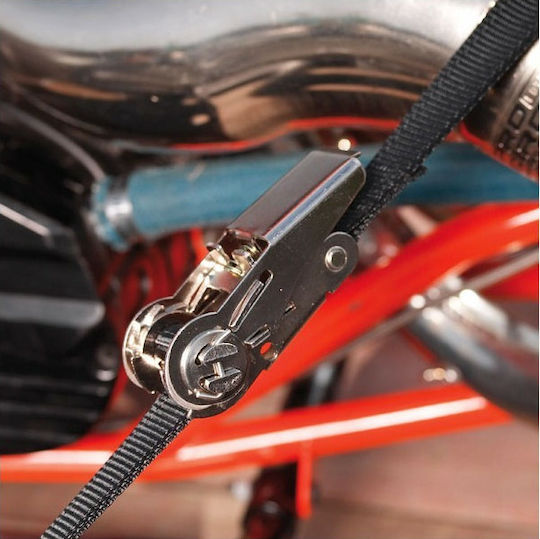 Master Lock Curea 500x2.5cm cu curele de bagaje auto pentru încărcături de până la 400 kg Negru 1buc