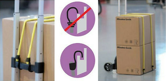 Master Lock Car Luggage Elastric Strap Multicolour 10pcs